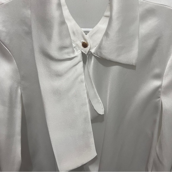 Mango Suit Blouse White S - Picture 4 of 5